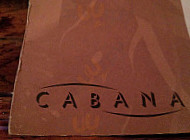 Cabana menu