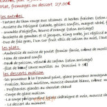 Auberge De La Nauze Carte