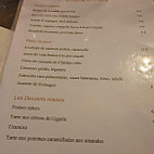 Café de la Fontaine menu