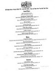 Sackett's Table menu
