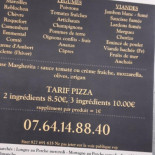 Tic Tac Pizzas à Emporter Camion Pizzas menu