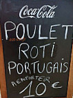 Ma Loge Portugaise menu