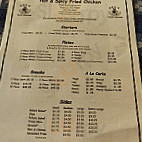 Gus's World Famous Fried Chicken menu