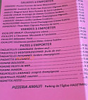 Soc Amalfi Ii menu