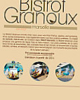 Bistrot Granoux menu
