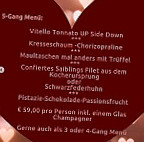 Vilotel menu