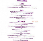 Le grain de Sel menu