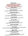 White Wolf menu