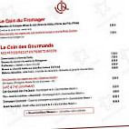 Jean De La Queue menu