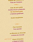 Hostellerie Etienne menu