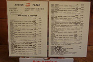 Ayrton Pizza menu