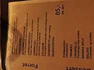 Cafe Risico menu