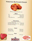 Ribeyes Steakhouse menu
