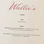 Wallie's Of Greenwich menu