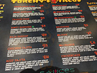 Torchys Tacos menu