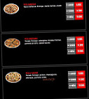 Familly Pizza menu