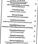 Cafe Aqueduct menu