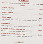 Le Ramoneur Savoyard menu
