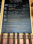 Sawyer's Brewing Company menu