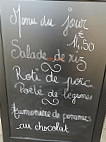Le Café Du Château menu