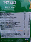 La Palme Pizza menu