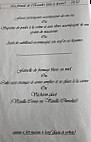 Comptoir Des Arts menu
