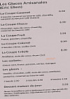 Caramel Et Compagnie menu