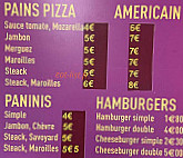 Texas Frites menu