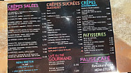 Pause Café menu