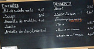 La Table d Emma menu