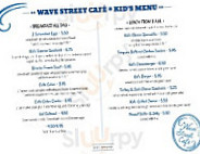 Wave Street Cafe menu