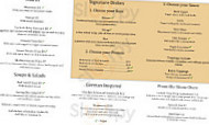 Upcountry Brewing Company menu