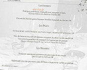 Boat Aux Saveurs menu
