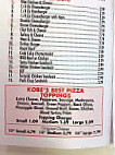 Kobe's Subs Pizza menu