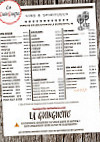 La Guinguette menu