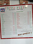 Tutta Pizza menu