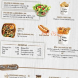 L'atelier Du Berger menu