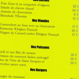 La Guinguette Aux Perroquets menu