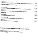 Vesperstübchen Wiesenhof menu