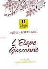 L'etape Gasconne menu