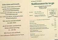 Nußbaumerin menu