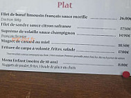 Le Relais d'Alsace menu