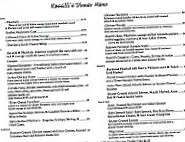 Rossilli's menu