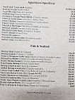 Chateau Madrid menu