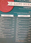 Carpe Diem menu
