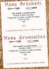 La Table Marbozienne menu