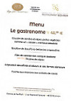 Philippe Bohrer menu