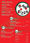 Lyana Pizza menu