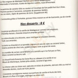 Auberge Du Chene Carta