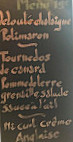 L'estanquet menu